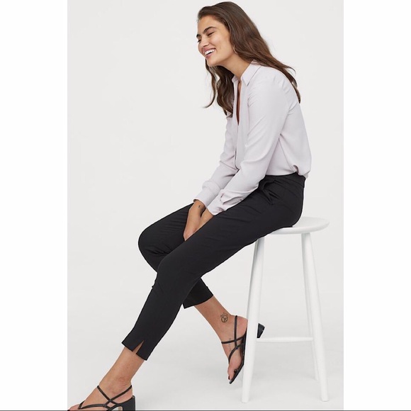 H&M Pants - H&M | Ankle Length Dress Pants | Size 6 | Black